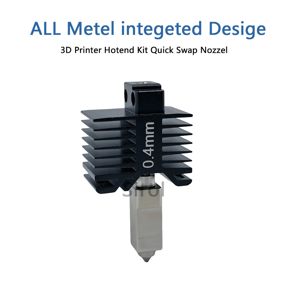 For Bambu Lab X1C P1 X1 P1P Upgrade Hotend Hardened steel Nozzle Integrated Design Prevents Material Leakage For bambulab Hotend