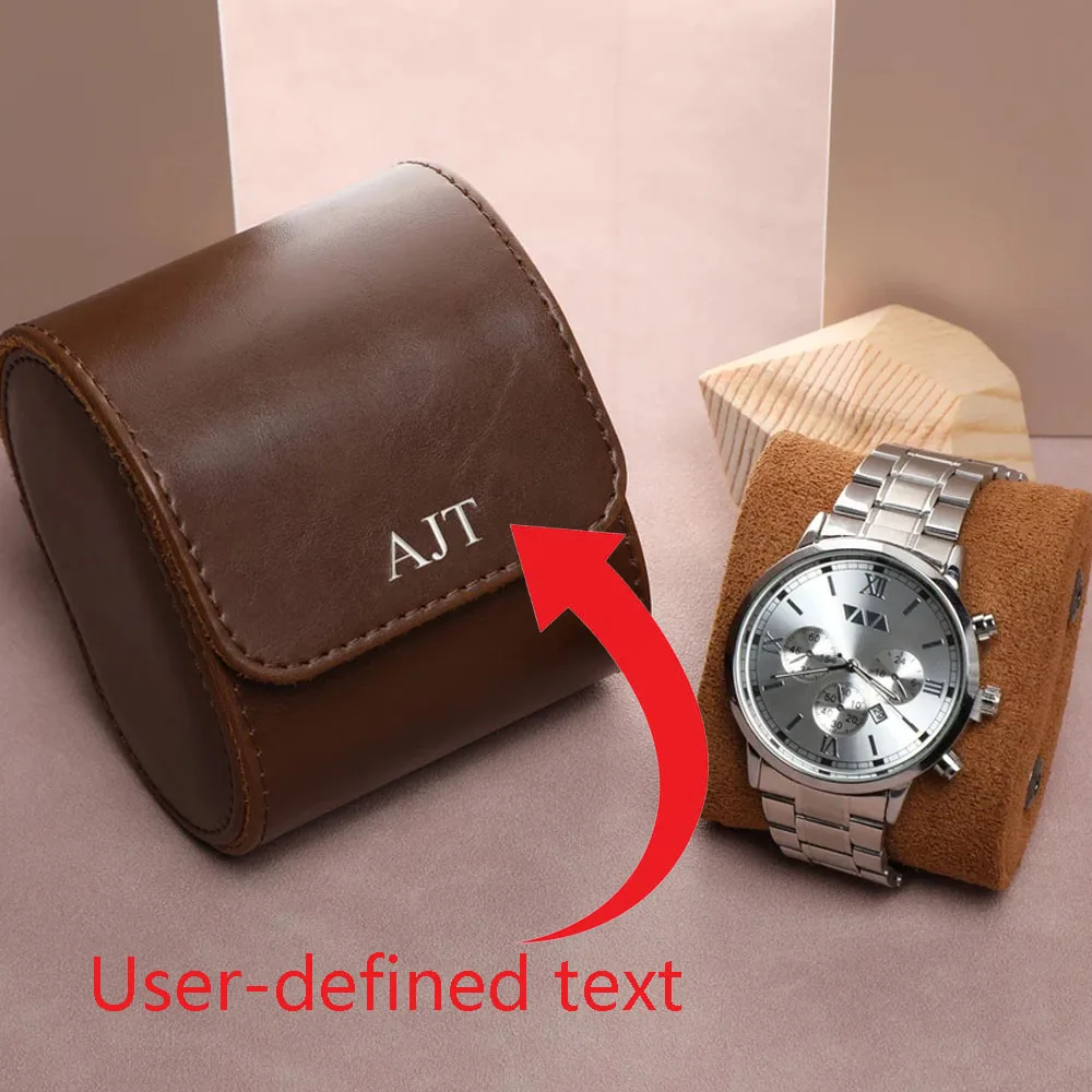 

Custom Watch Storage Box Portable Travel Watch Box Roll Custom Creative Luxury Watch Storage Box men's Watch Storage Box