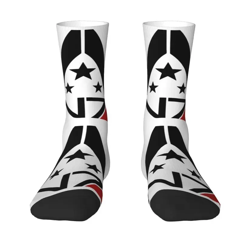 Mass Effect N7 Dress Socks Men Women Warm Fashion Alliance Video Game Crew Socks