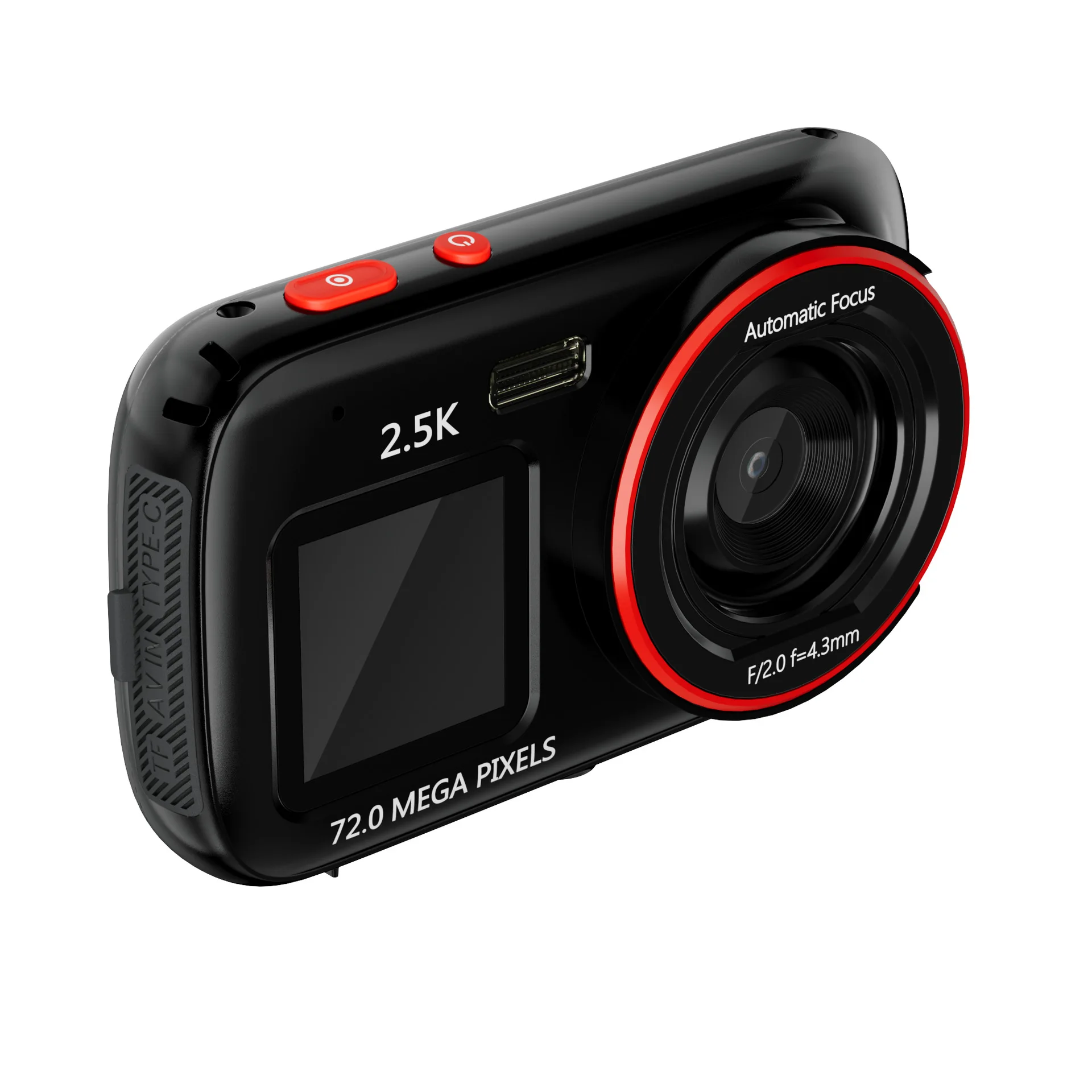 

Цифровая камера с двойным экраном, высокое разрешение, 72 миллиона пикселей, домашняя мини-карточная машина, портативная съемка для путешествий