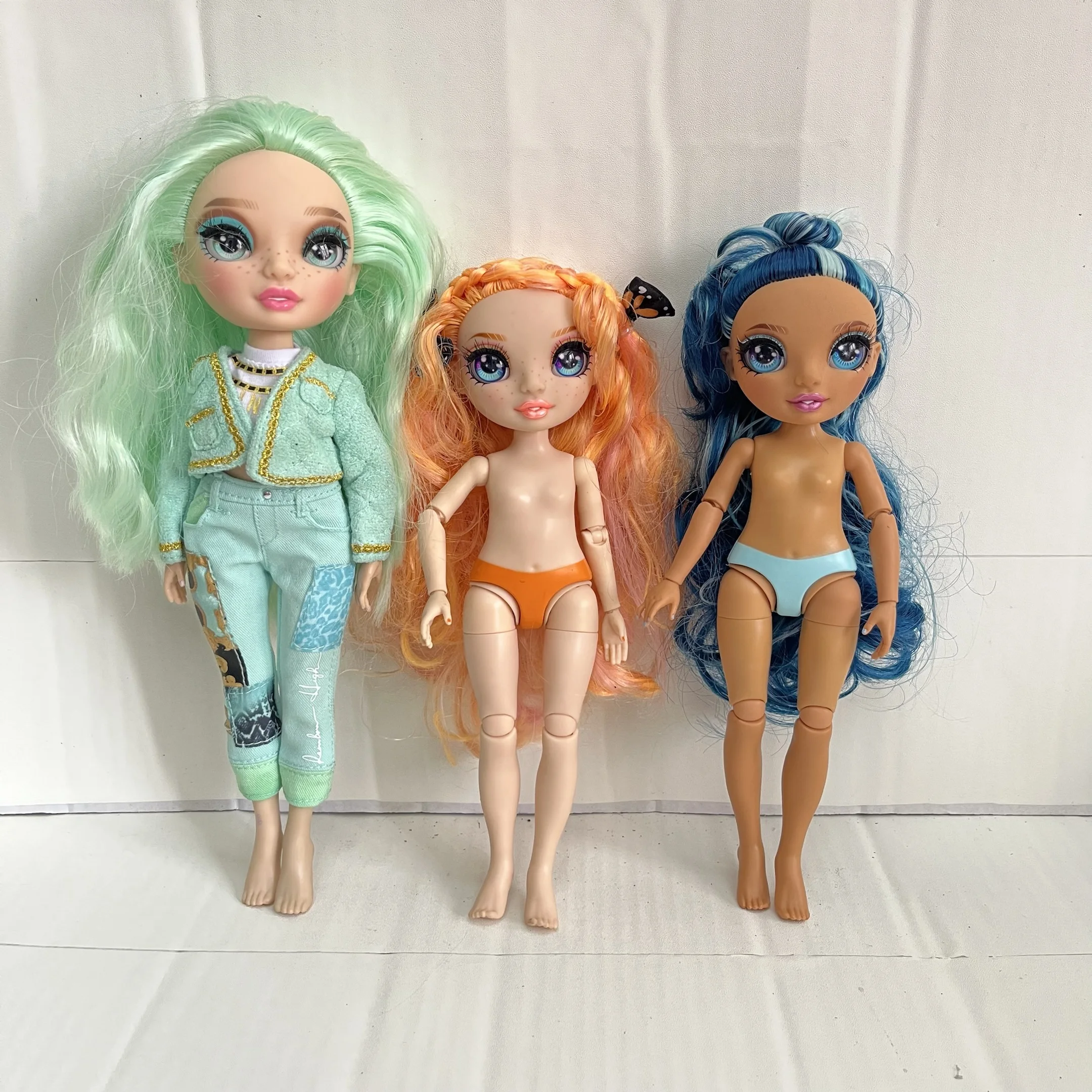 Muñeca de escuela secundaria arcoíris, muñeca bonita de moda, chica de moda, juego de simulación, muñeca de juguete