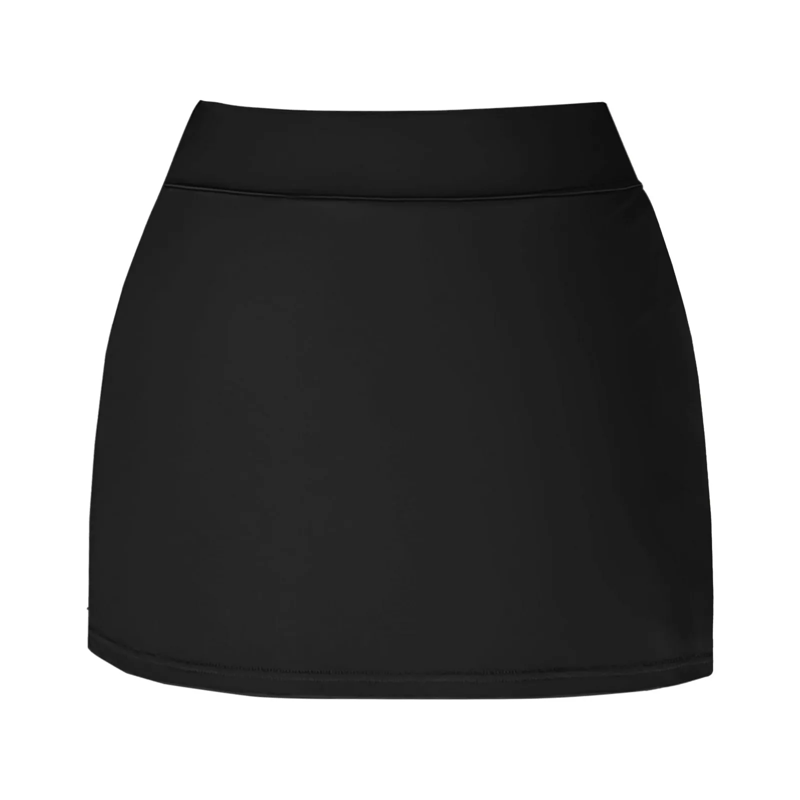 Bikini Bottom Womens Swim Skirt Built-in Briefs Shorts Skirt Layered Ruffled Swim Bottoms Solid Swimming Shorts Skirt For Sports