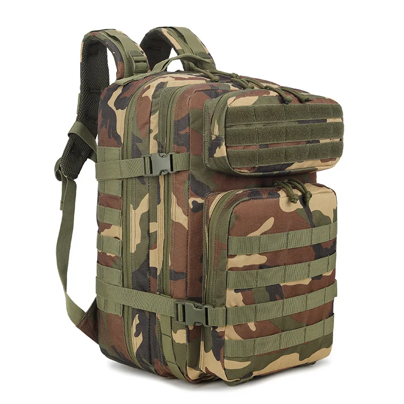 Outdoor Tactical Backpack 40L Large Capacity Molle Assault Bags Camouflage Trekking Hunting Camping Hiking Bag