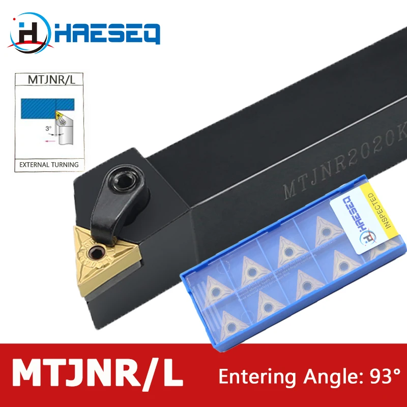

MTJNR External Turning Tool Set for TNMG Inserts CNC Metal Lathe Cutting Tools Sizes 16mm to 32mm MTJNR16 MTJNR2020 MTJNR2525