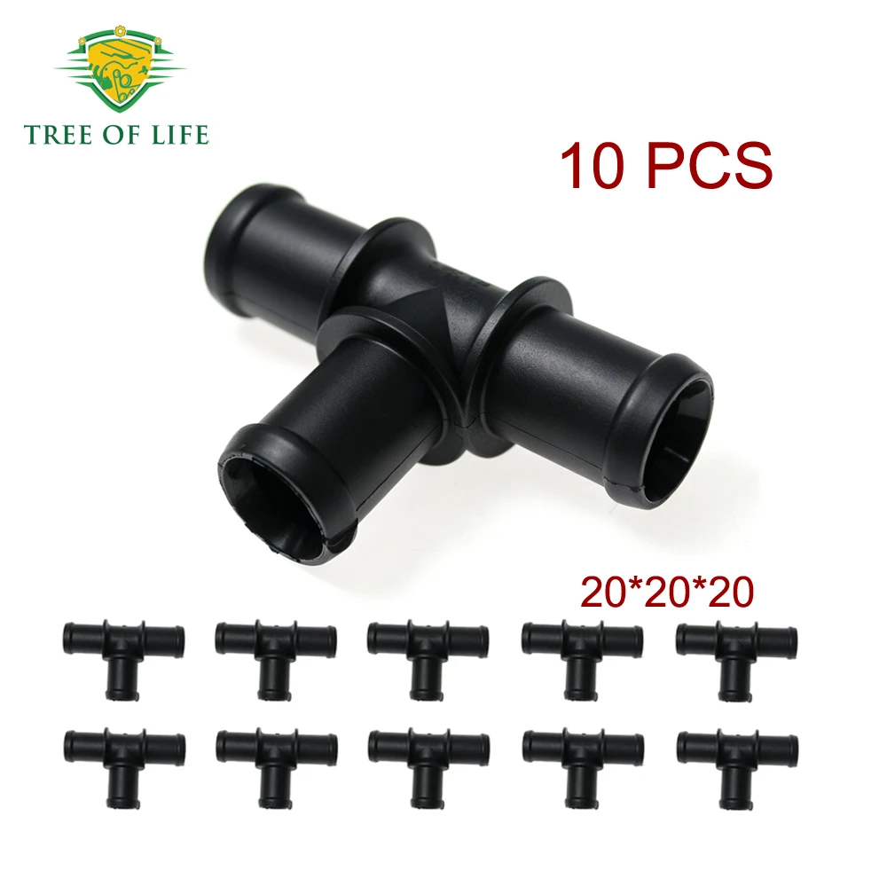 Water Coolant Pipe Hose T Connector N90760601 For VW T4 T5 Eos Seat Altea Leon Alhambra Skoda Octavia Yeti Porsche 701819876