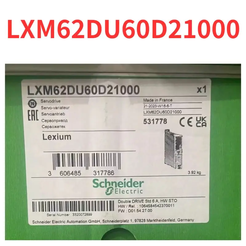 

Brand new LXM62DU60D21000 drive