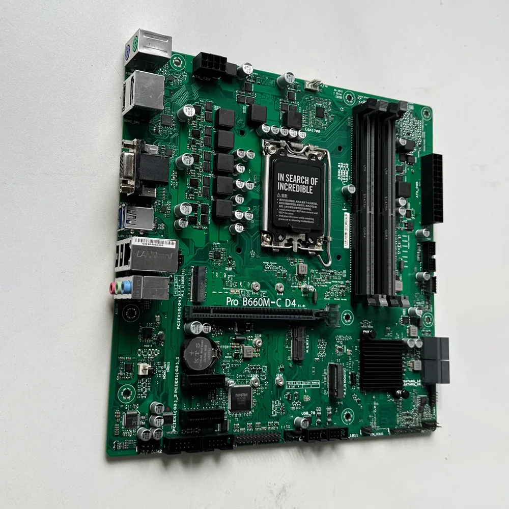 Motherboard Pro B660M-C D4 M-ATX12-14 DDR4 B660 LGA1700 4 *DIMM 128GB