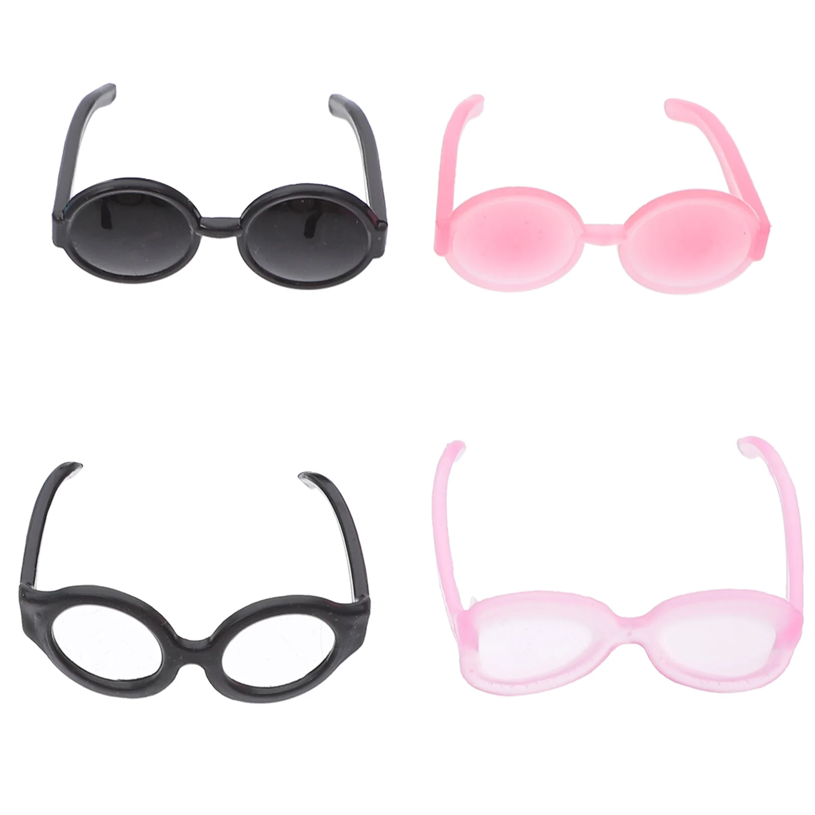 40pcs DIY Dressing Glasses Mini Plastic Glasses Kids Dress Up Toys Mini Glasses Toy Simulated Glasses Plaything