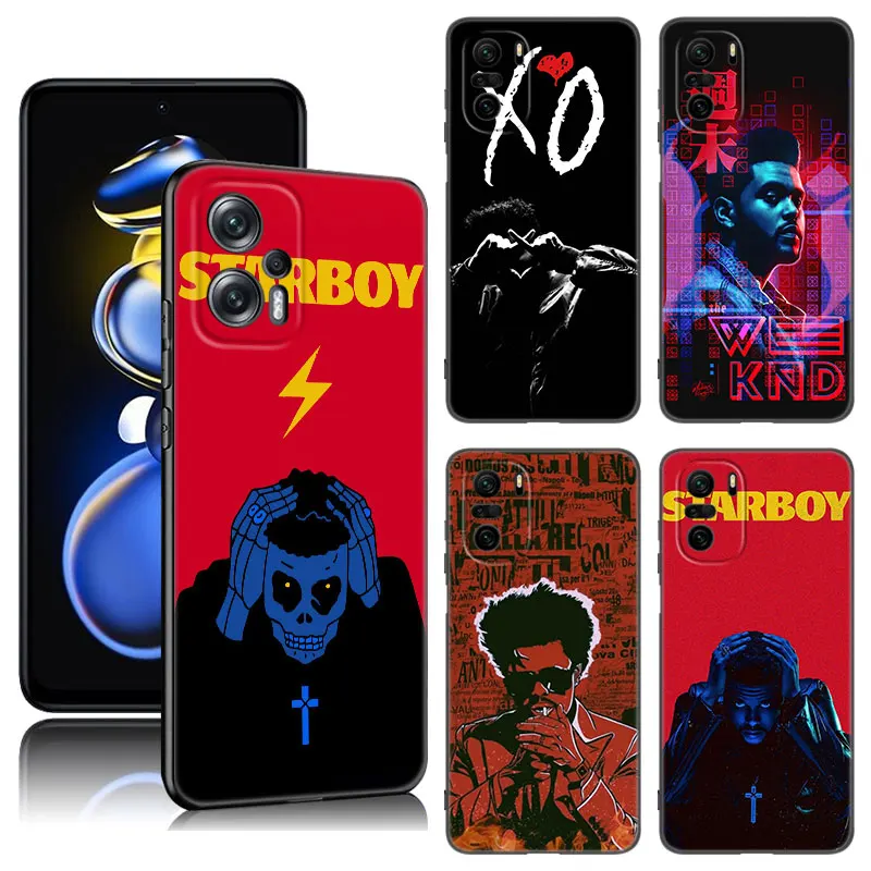 Чехол для телефона Weeknd Starboy для Xiaomi POCO X3 X4 NFC F2 F5 M2 M3 M4 X5 Pro F3 F4 GT 5G C31 M5S, Черный силиконовый чехол