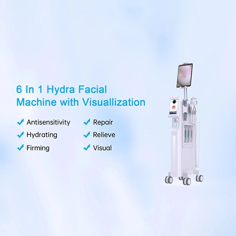 

Original Design 6 In 1 Skin Hydra Machine Oxygen Peel Facial Beauty Salon Face Spa Hydradermabrasion Equipment