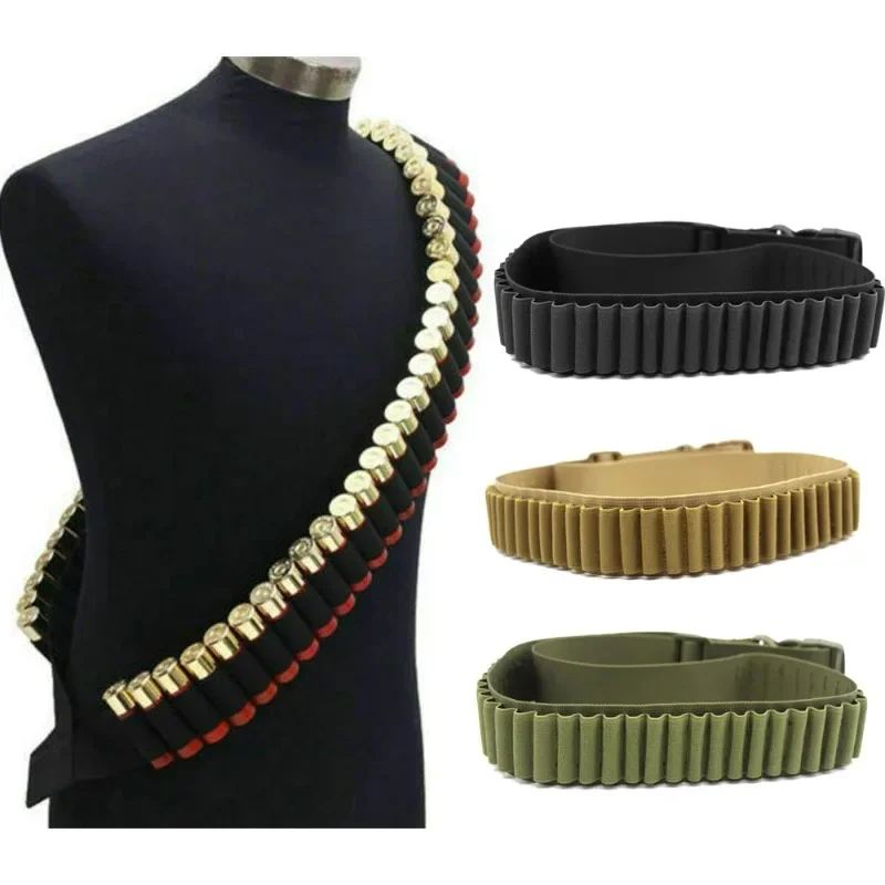 Outdoor Sports 27 Hole Shotgun Belt Tactical 12G Bullet Belt CS Field Hunting Shooting Shotgun Storage Belt