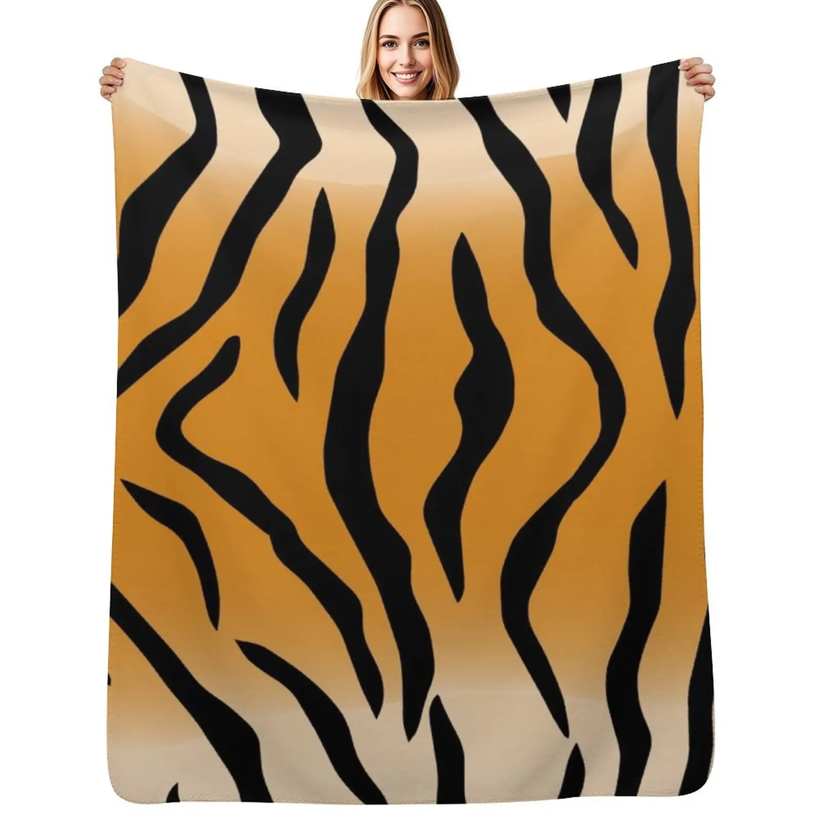 

Tiger Stripes Throw Blanket Thins blankets and throws Bed linens anime Blanket