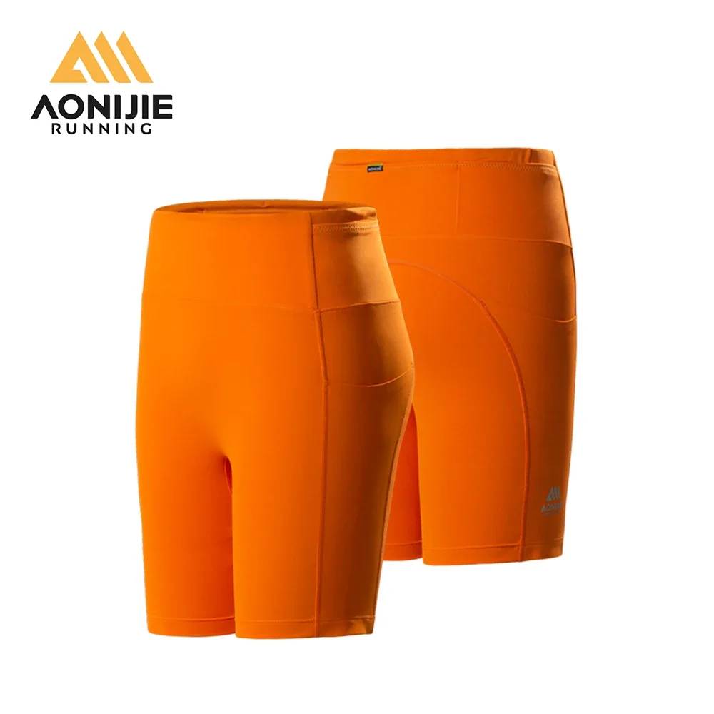 

AONIJIE FW6210 Women Sports Tight Shorts for Outdoor Marathon Cross Country Running Shorts Quick Drying Stretch Cycling Pants