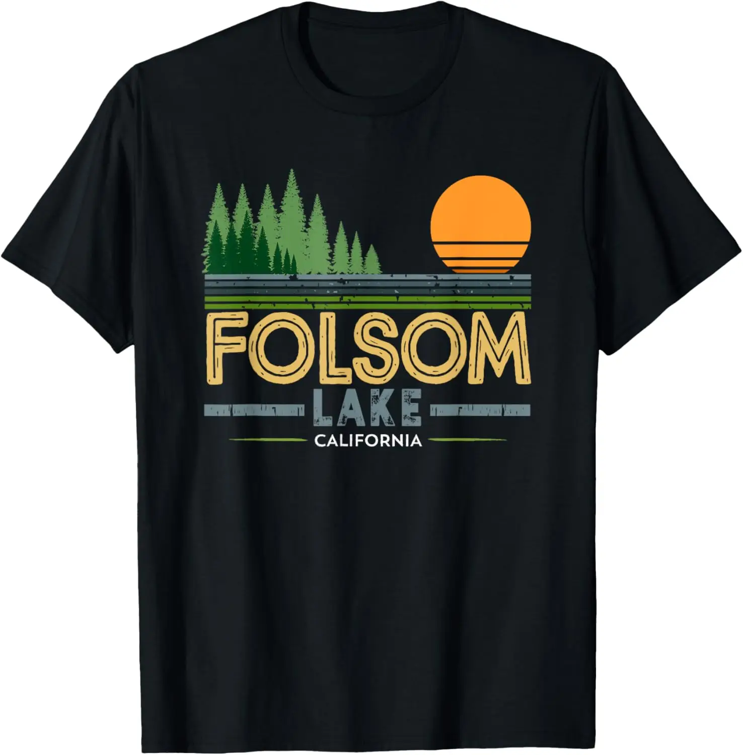 

Vintage Folsom Lake California T-Shirt