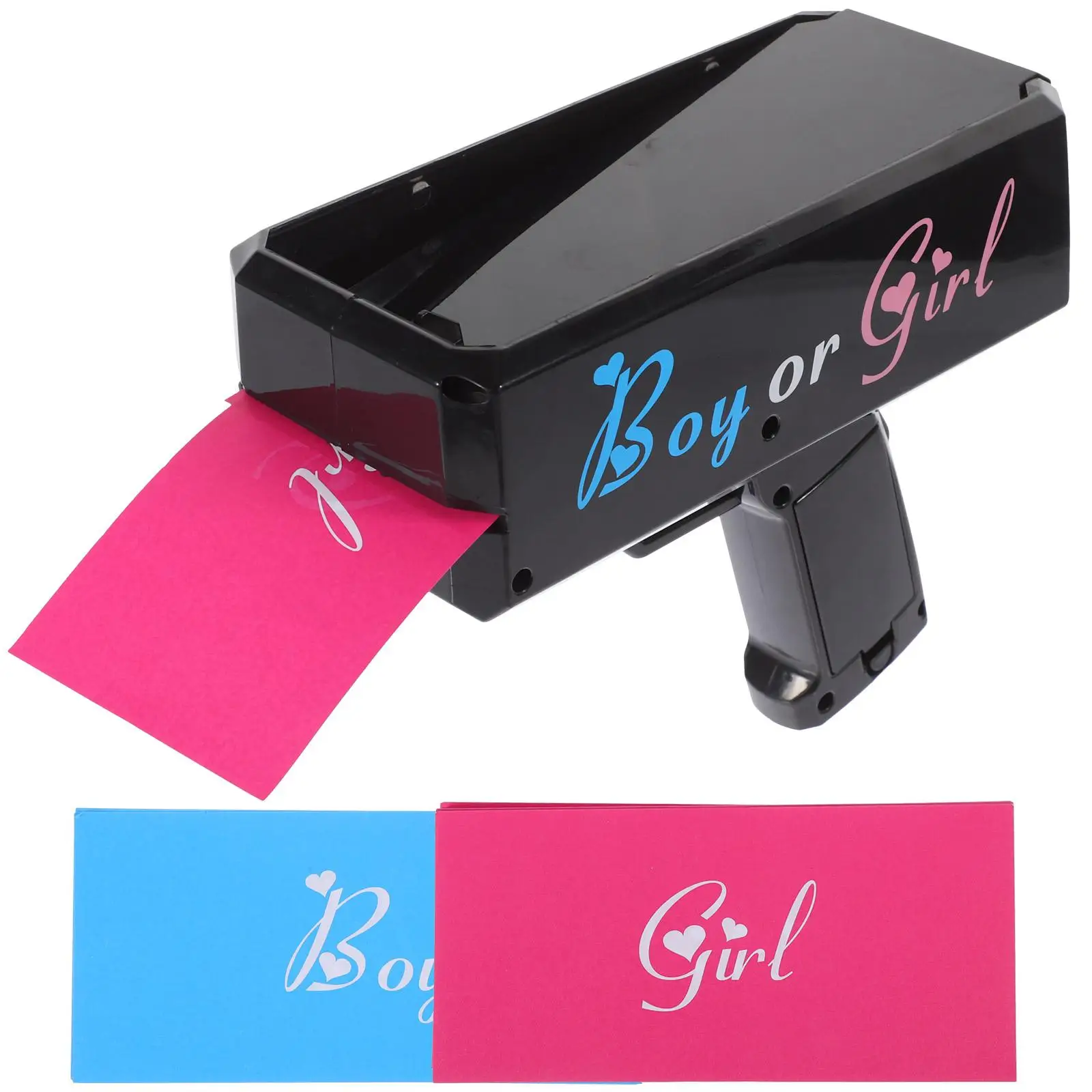 

Money Spray Boy or Girl Reveal Prop Cash Toy Plastic For Party Gender