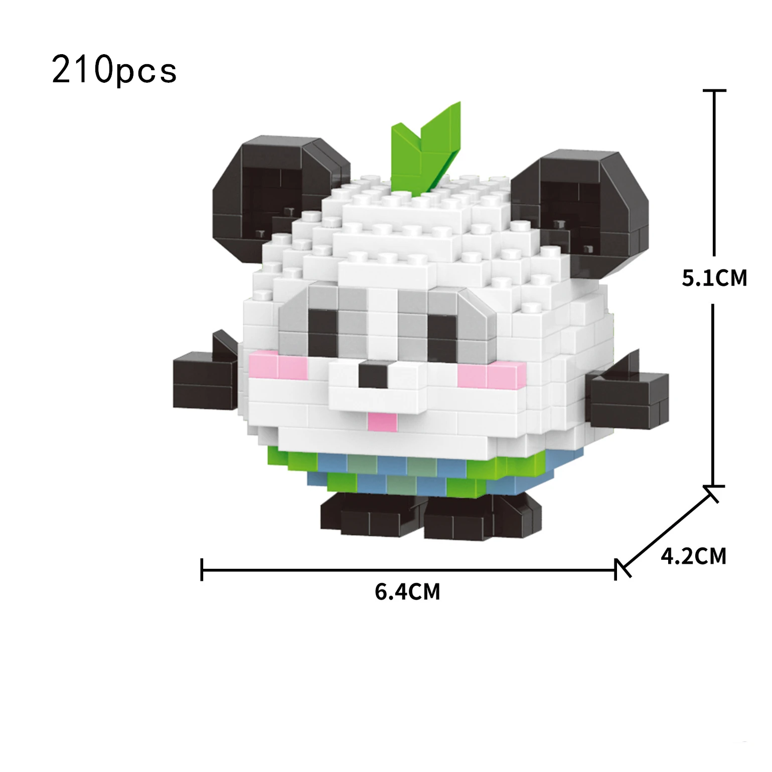 32 Styles Animal Mini Building Blocks Cat Dog Panda Puzzle Assembly Ornaments Egg Series Holiday Gifts