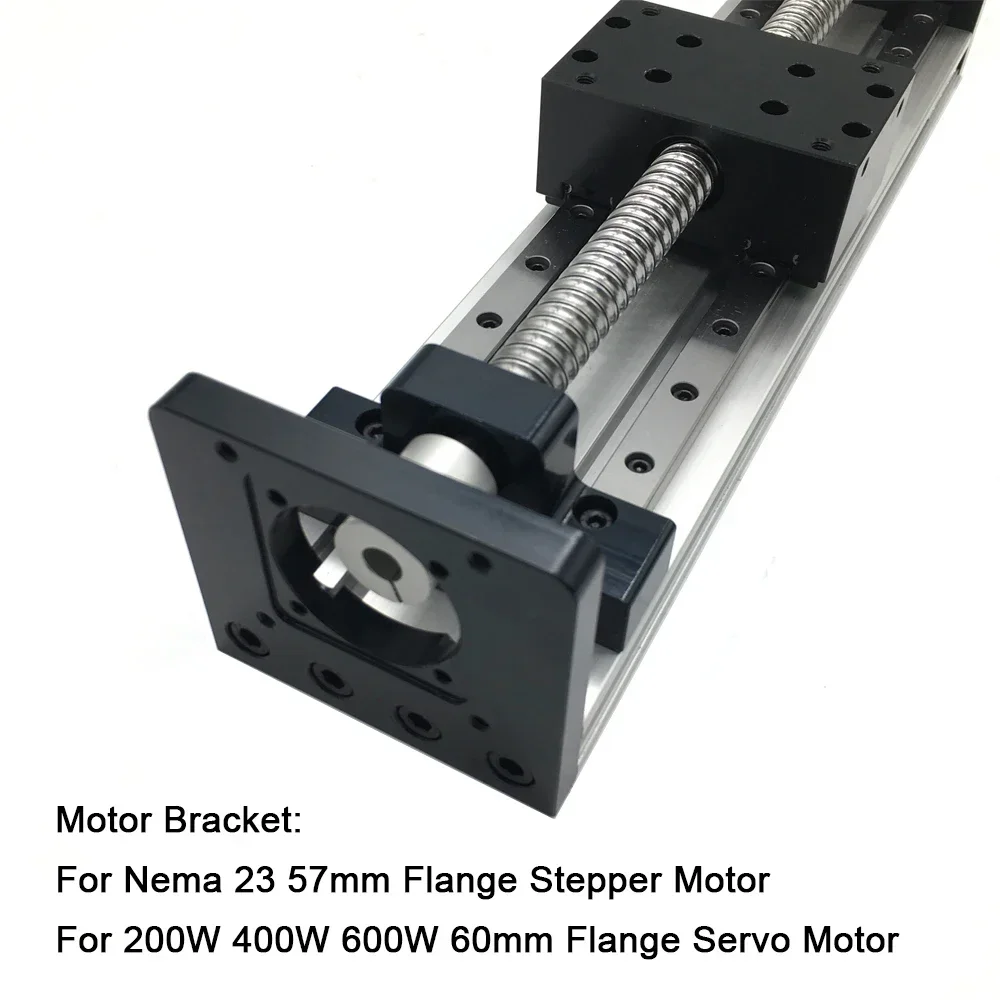 Image 5: Rail de guidage linéaire avec vis à billes, double rail linéaire, axe XYZ, SFU1204, 1605, 1610, moteur pas à pas Nema 23, charge maximale de 60kg