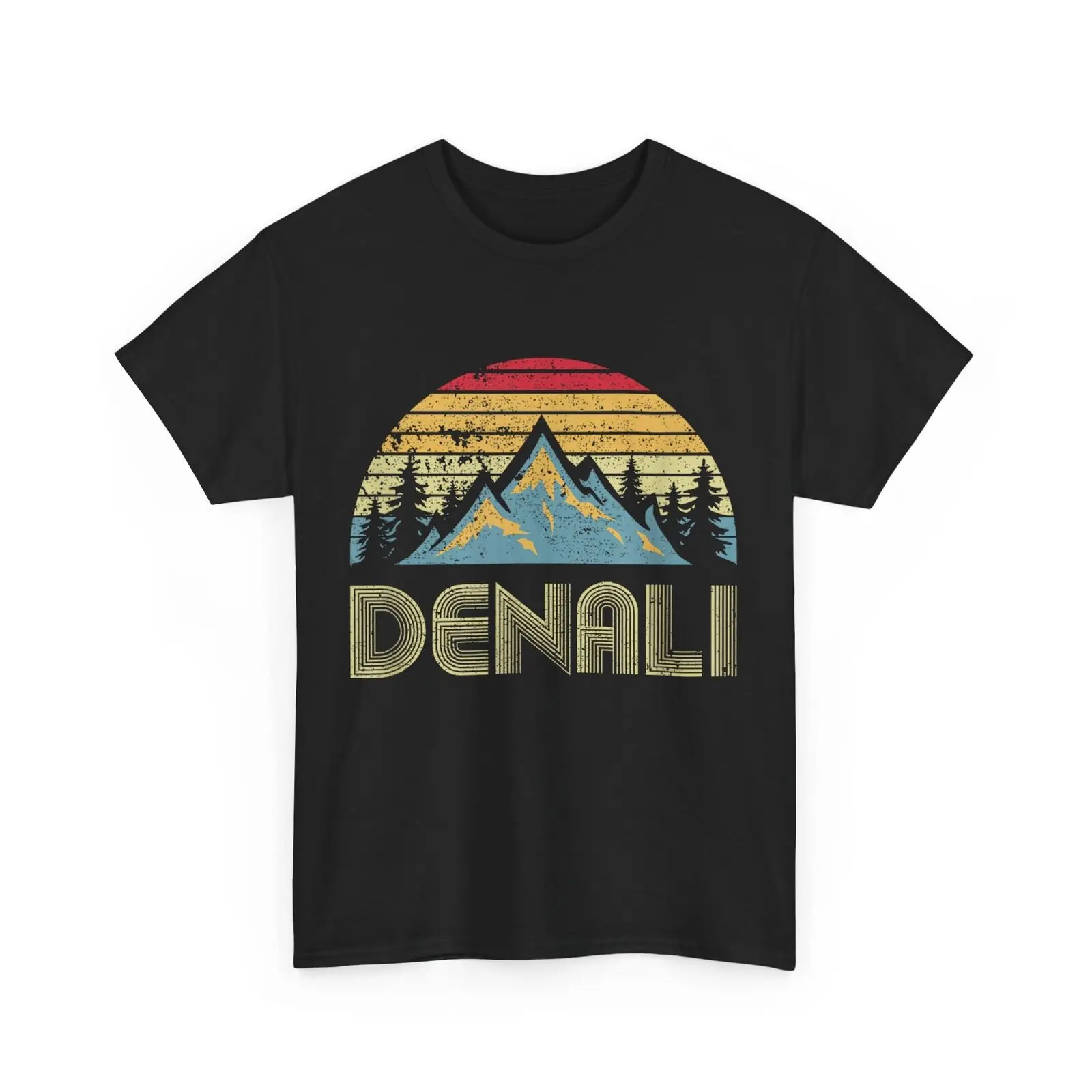 

Alaska T Shirt Denali Mountains Forest Nature Lovers Vintage