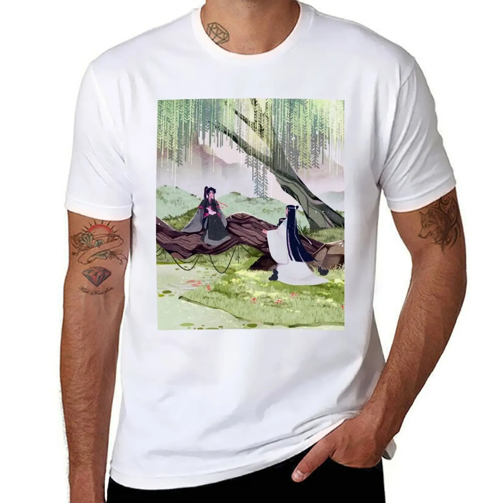 

WangXian The Untamed T-Shirt graphic t shirts for man t shirts for man cotton soft mens graphic t shirts T-shirt
