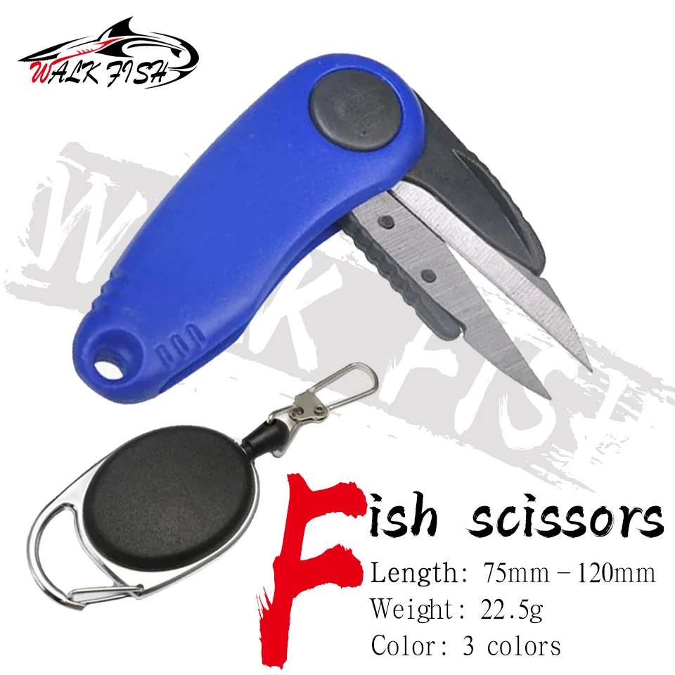 Walk Fish Shrimp-förmige Edelstahl fische verwenden Scheren zubehör Falt schnur Cut Clipper Angels chere Tackle