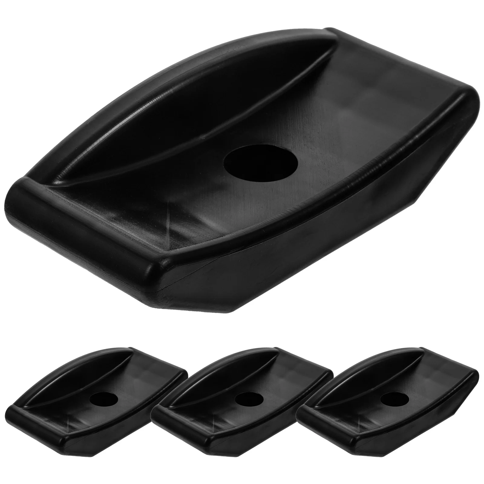 4 Pcs Dumbbell Rest Bracket Sturdy Holder Stand Display Cushioning Barbell Weight Accessory Fitness Equipment Rack Home Gym