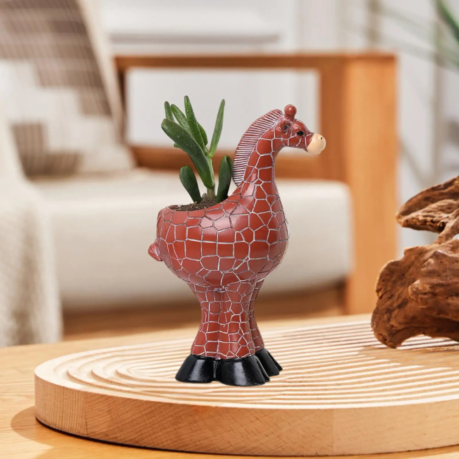 

Декоративная статуэтка-кашпо в виде мультяшного персонажа, уникальный очаровательный цветочный горшок, украшение для дома, офиса, сада, подоконника, балкона.