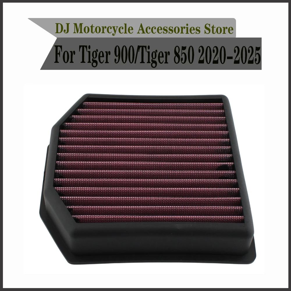 High Performance Air Filter for Triumph Tiger 900 850 All Models 2020-2025 Washable Intake Cleaner Motorcycle Accessories