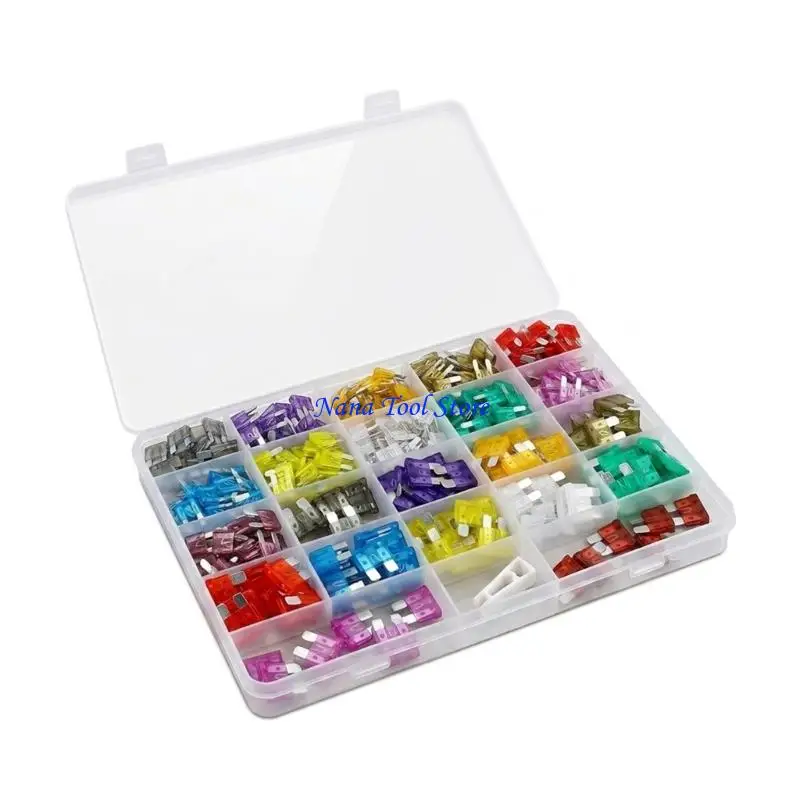 31GJ Premium 280Pcs Vehicle Safety Items Box Contains 11 Different Rating Categories For Circuits