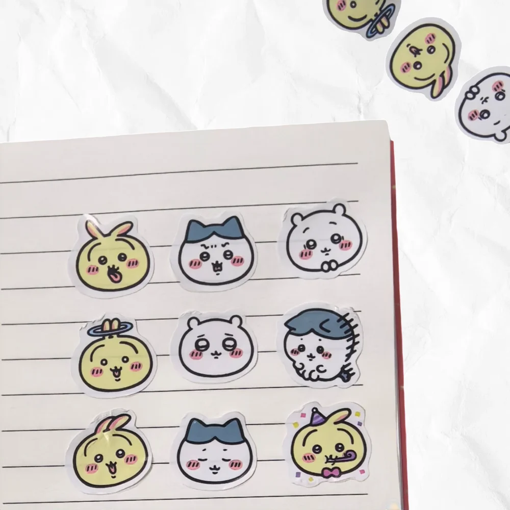 Hot Chiikawa Curly Stickers, High-aesthetic Decorative Stickers, Journaling Stickers, Sealing Stickers, Student Stickers