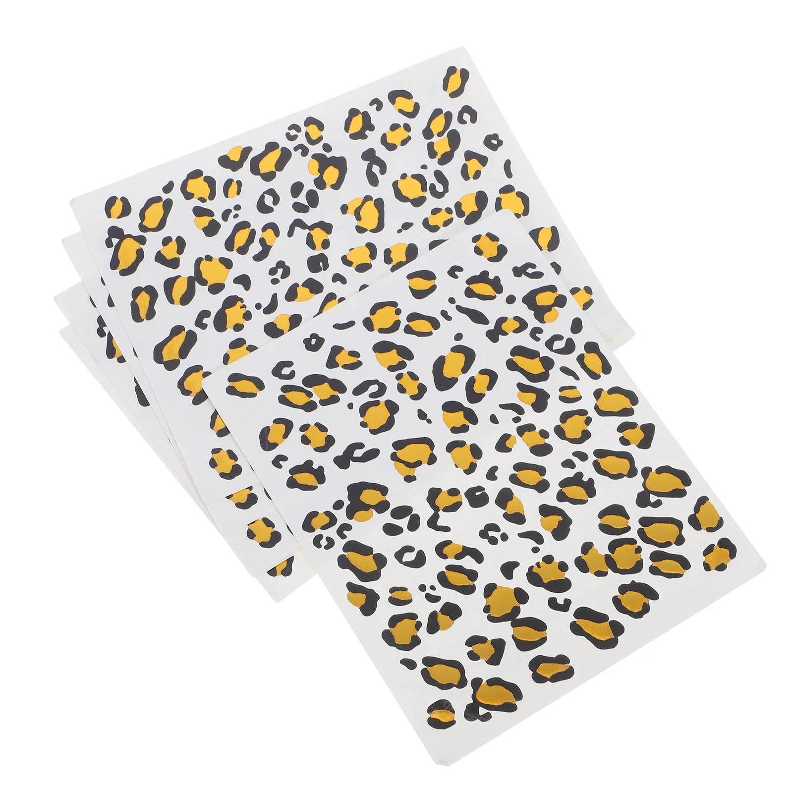 

Leopard Tattoo Stickers Fashionable Transfer Film Paper Decor Fake Body Tattoos Temporary Realistic Sheets Adult Women