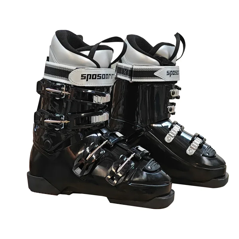 2024 Adult Alpine Ski Boot Shoes Made in China Four Buckles Freestyle Ski Set Equipment Winter Sports