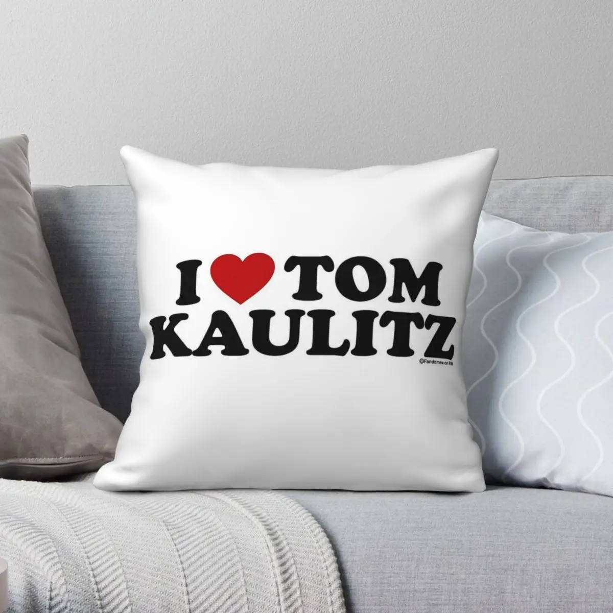 Tokio Hotel Tom Kaulitz Square Pillowcase Polyester Linen Velvet Creative Zip Decorative Pillow Case Home Cushion Cover 45x45