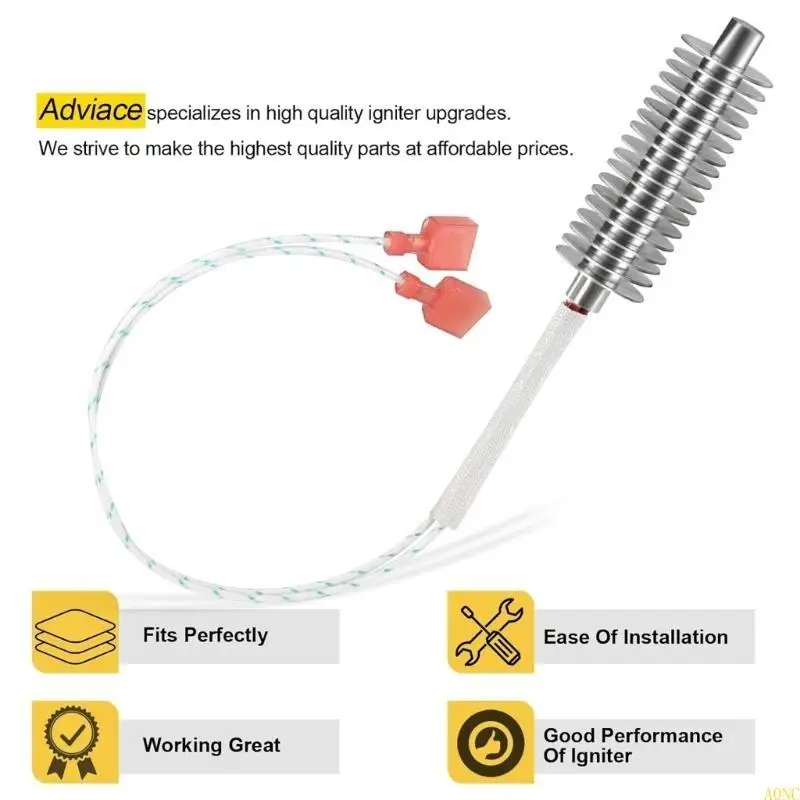 A0NC 설치가 쉬운 점화기 교체 LGNETER LGNETER HOT ROD 펠렛 난방 튜브