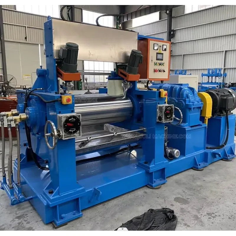 2026 Hot Factory Direct Qingdao Ouli Xk-250 Rubber Mixer Mill Machine/ Mixing Machine/Rubber Mixing Mill