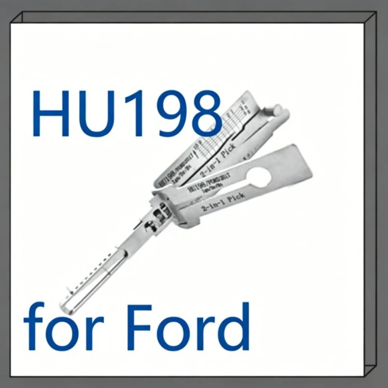 

2026 New 2 In 1 HU198 Precision Alignment Tool Stainless Steel Keyway Reader Automotive Hardware Accessory for 2017-2026 Vehicle
