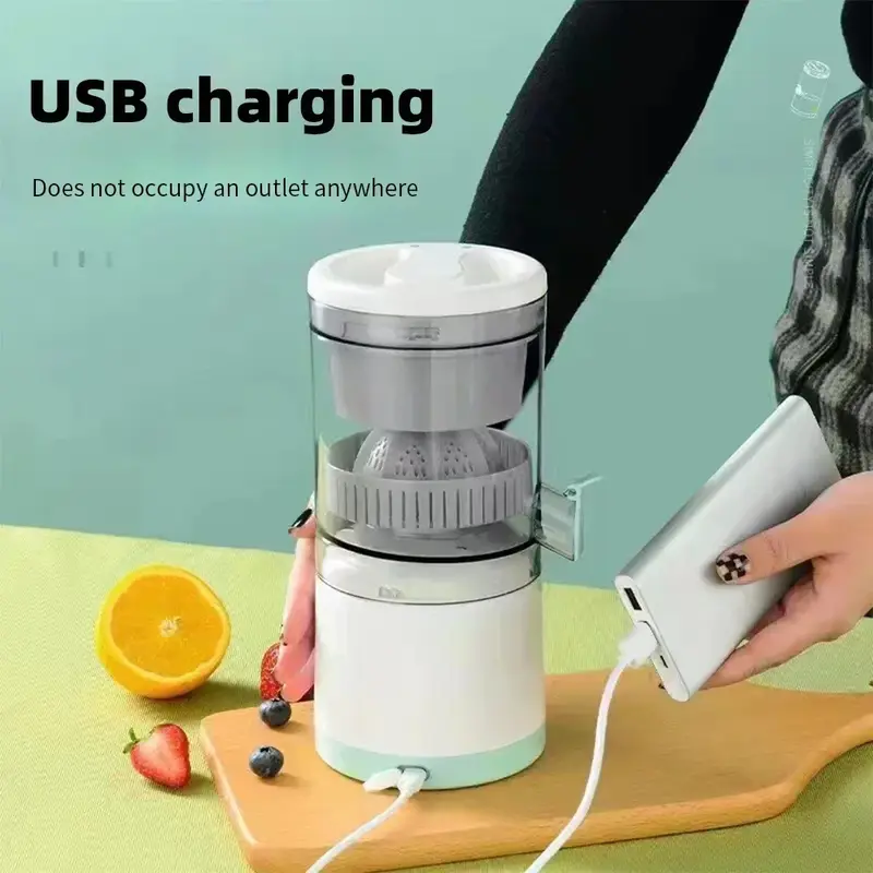 Portable Electric Juicer USB Charging Orange Lemon Fruit Blender Mini Household Juice Squeezer Mixer Citrus Juicer for Travel - Image 3