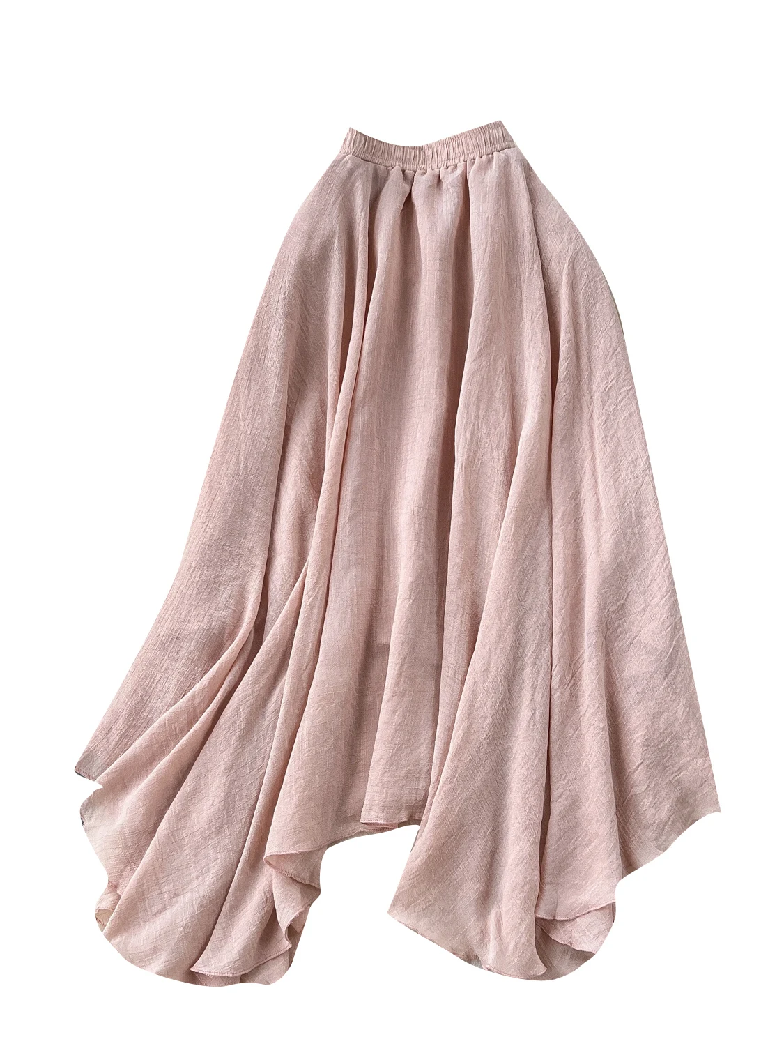 falda Versátil de Cintura Alta con Corte en A, Diseño Sensacional para Mujer, Verano 2025, Estilo Coreano, Faldas Irregul...