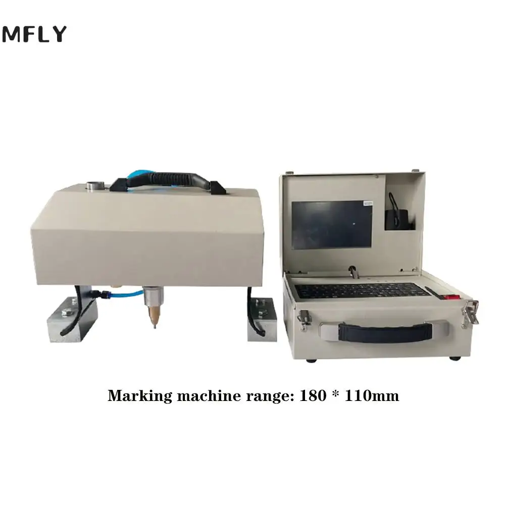 ELECTRIC Portable Metal Dot Peen Marking Machine For VIN Code(180*110mm) Frame Marking Machine chassis number 220V/110V