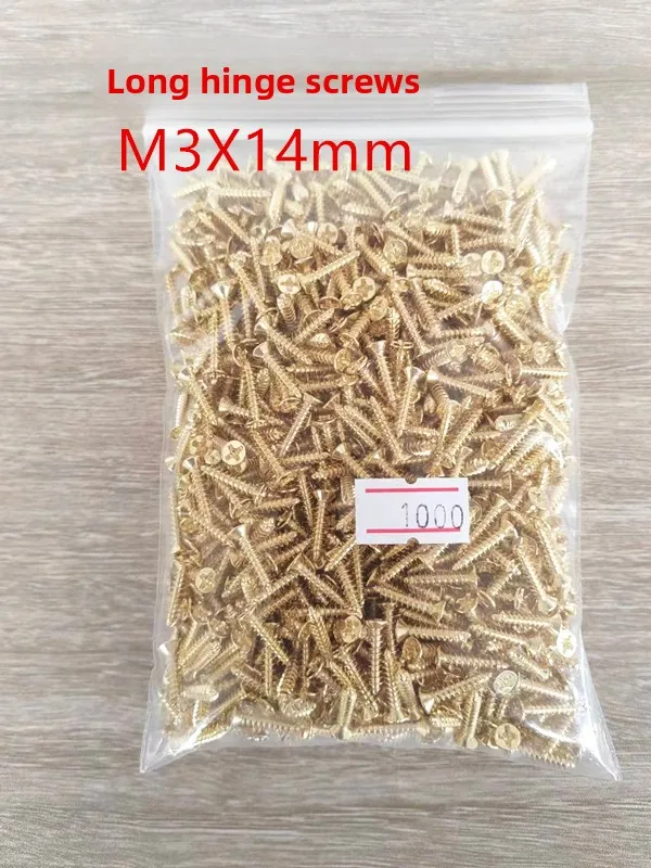 

1000pcs Piano Accessories Piano Lid Long Hinge Hinge Screws Piano Lid Long Hinge Screws 3x14mm