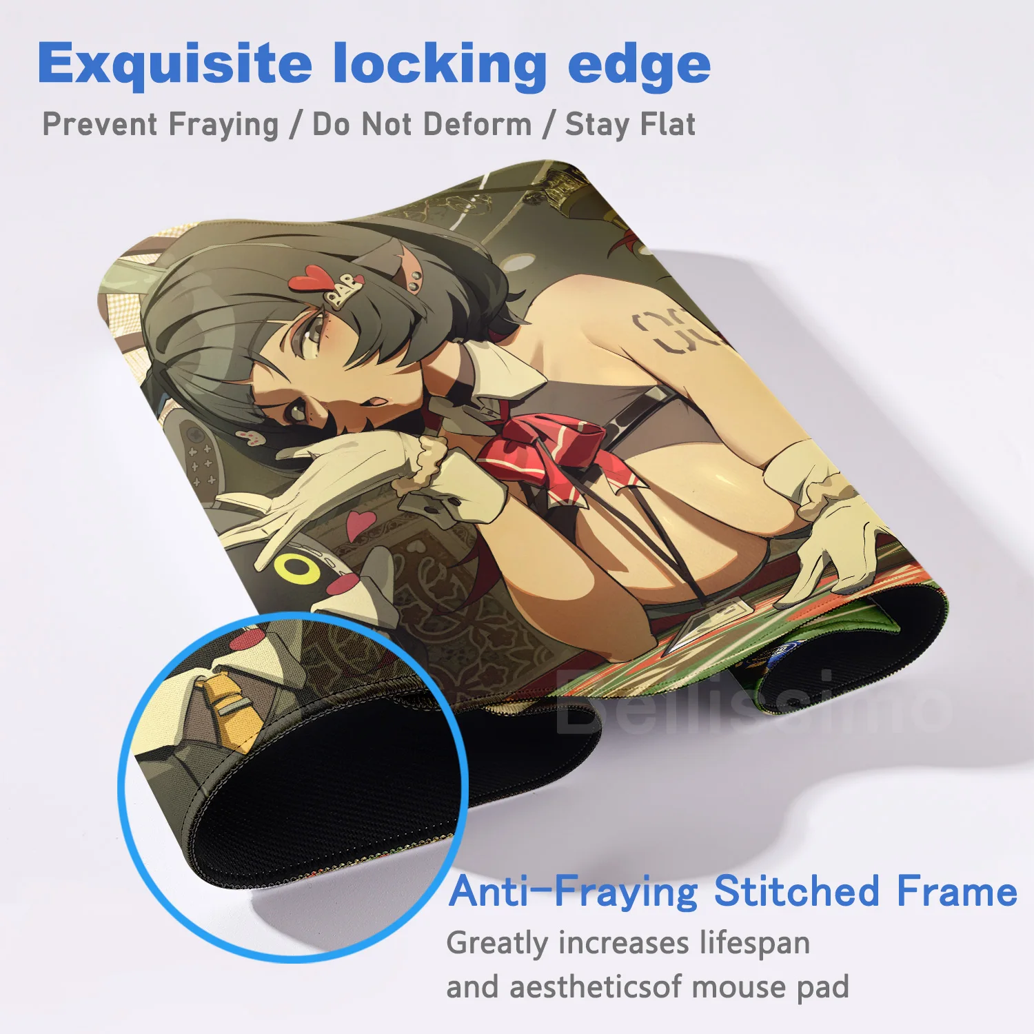 Zenless zona zero jane doe mouse pad acessórios de jogos mousemat teclado grande mousepad pc gamer tapete de mesa estendido xxl