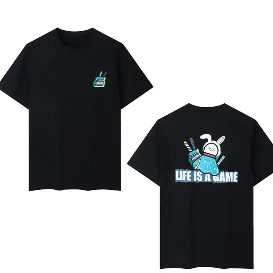 

2025 Spring and Summer New Korean BGOVS Badminton Jersey, The Same Sports Sweat-absorbing Short Sleeves for Men and Women