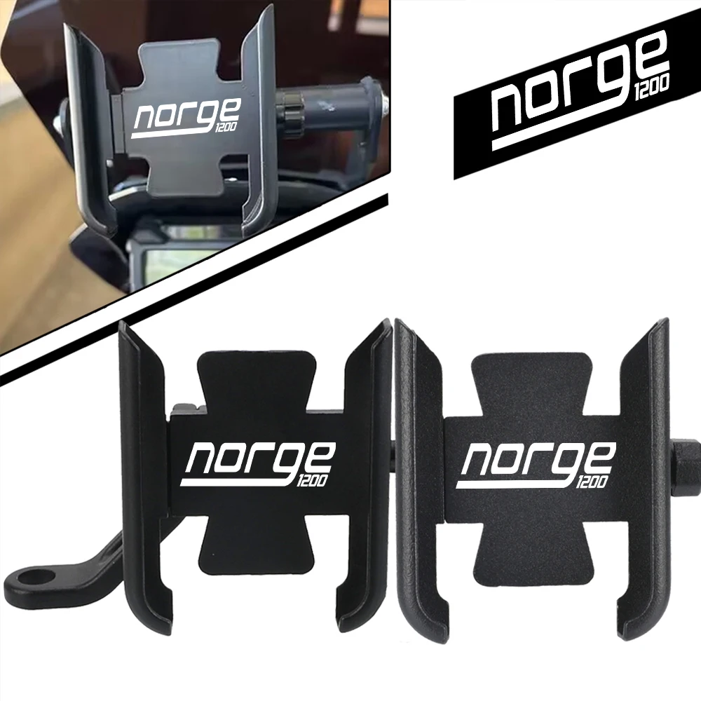 Motorcycle Accessories Handlebar Mobile Phone Holder GPS Stand Mount Bracket For MOTO GUZZI NORGE1200 GT8V 2006-2015 NORGE 1200