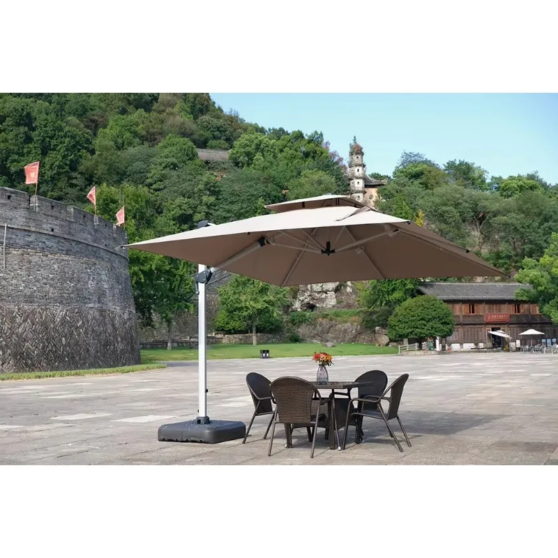 

Wholesale 3m*4m Outdoor Parasol 10 Years Fade Resistant and Waterproof Patio Umbrella