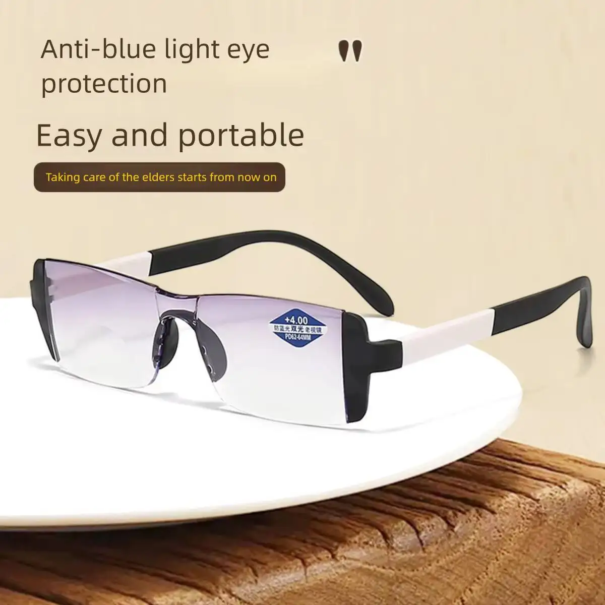 2026 Modische Bifokal-Anti-Ermüdungs-Brille für Herren, Dual-Use für Nah- und Fernsicht, hochauflösende Anti-Blaulicht-Lesebrille für Senioren