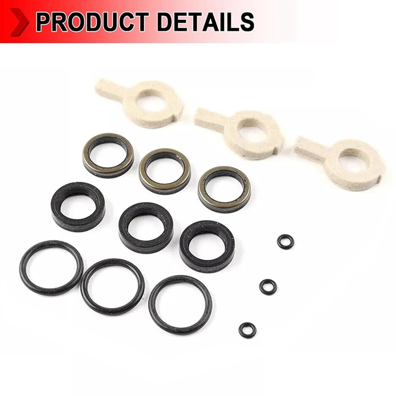 30623 Seal Kit, Pump Washer Seals Kit Fits For Cat Pump 30 31 34 310 340 350 Model Frame Plunger Pump