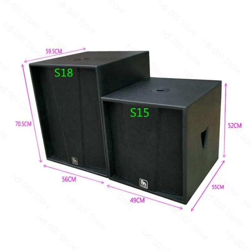 Professional assembly of birch splint 18-inch subwoofer empty box body 15-inch subwoofer empty speaker