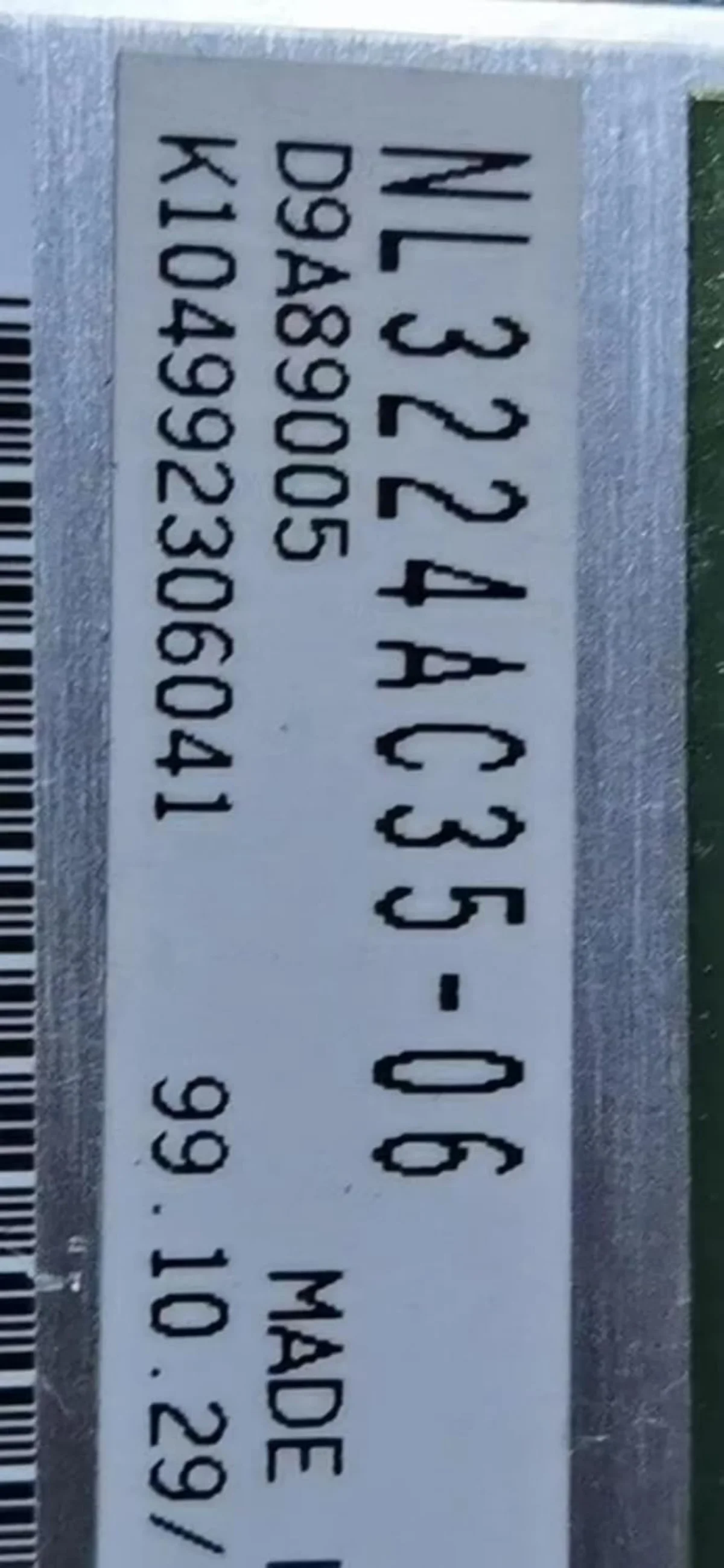 Panel Tampilan Layar LCD NL3224AC35-06