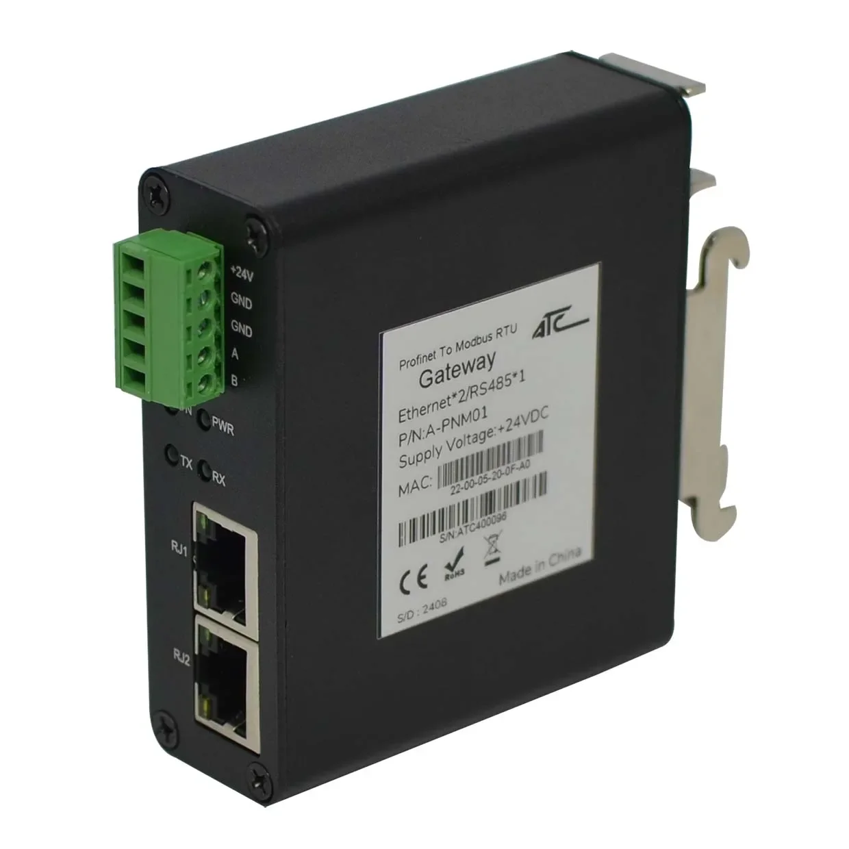 Шлюз Profinet Modbus с поддержкой PROFINET для MODBUS RTU (A-PNM01)