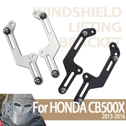 오토바이 윈드 스크린 조절기 혼다 CB500X CB 500X 2013 2014 2015 2016 용 CNC 알루미늄 앞 유리 브래킷