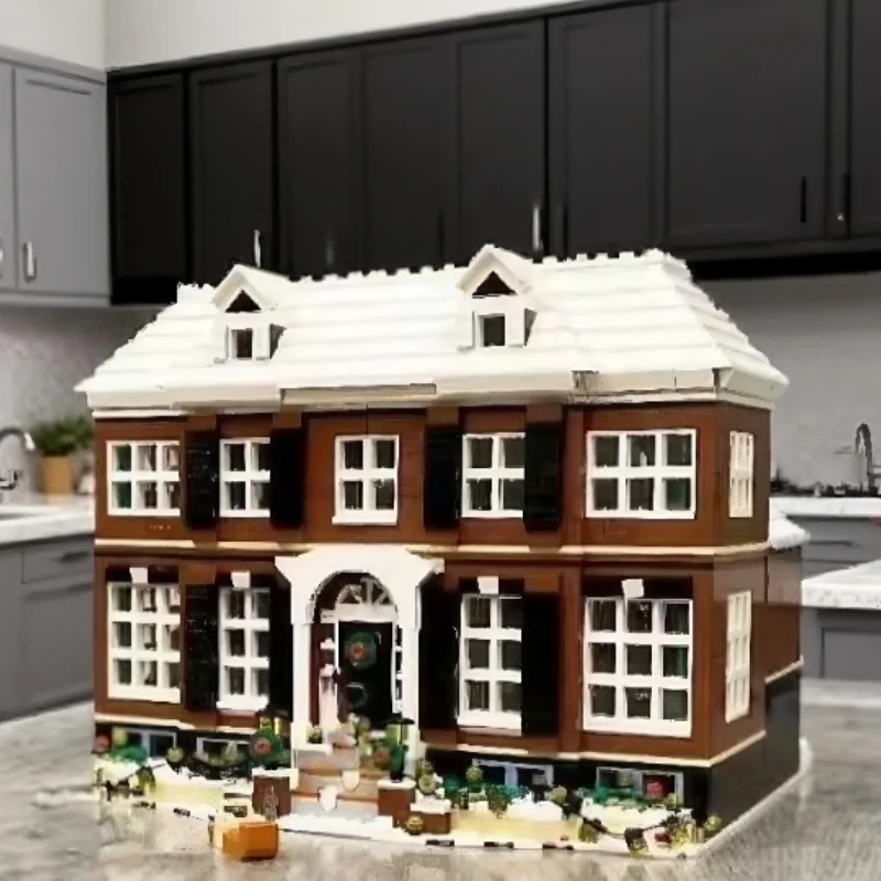 Ideeën Film 3955pcs Moc 21330 Alleen Thuis Huis Set Model Bouwstenen Bakstenen Voor Jongen Kinderen Kerstcadeaus - afbeelding 2